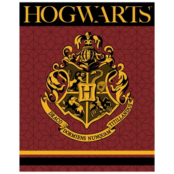 Harry Potter Crest coral fleece polár takaró 120x150cm