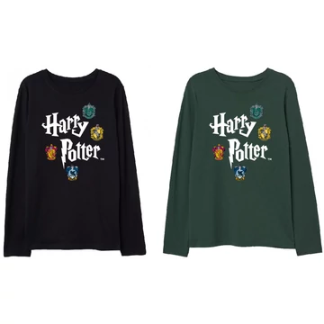 Harry Potter Magic Emblems gyerek hosszú ujjú póló 4 - 9 év / 104 - 134 cm