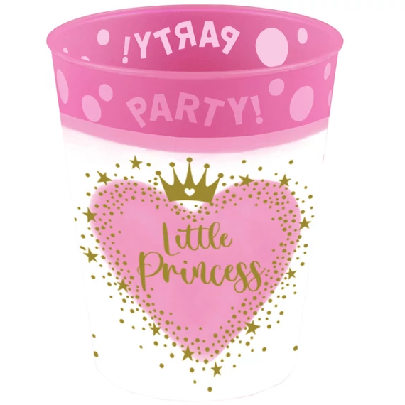Hercegnő Little Princess micro prémium műanyag pohár 250 ml